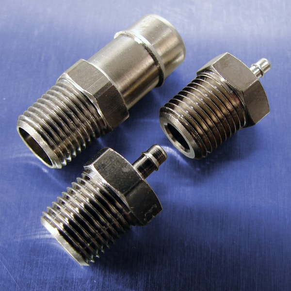 1/8 NPT Threads (Stainless Steel Straight Connectors) | 1/8 NPT Threads ...